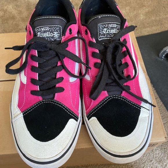 vans trujillo pink